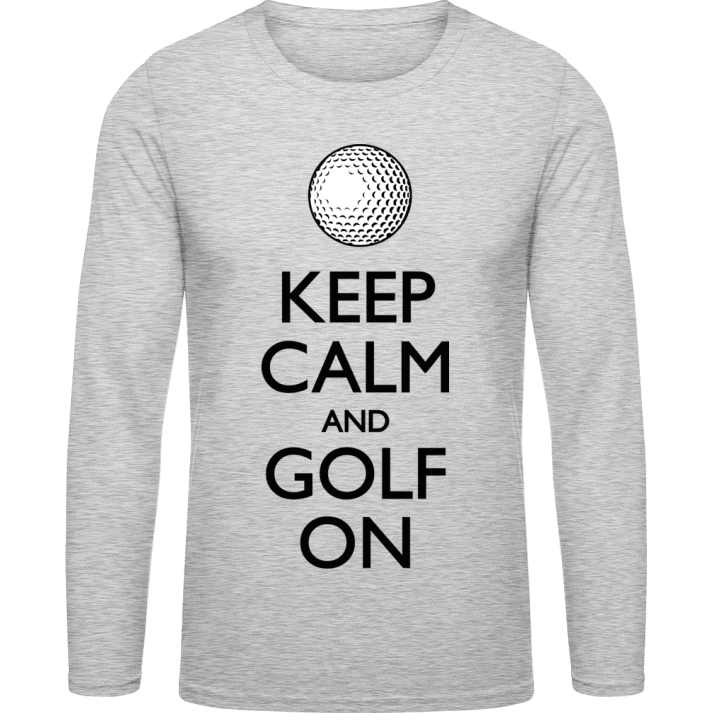 Golf on T-shirt à manches longues contain pic