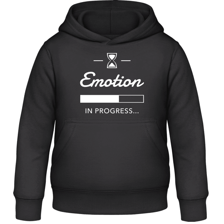 Emotion in Progress Kids Hoodie contain pic