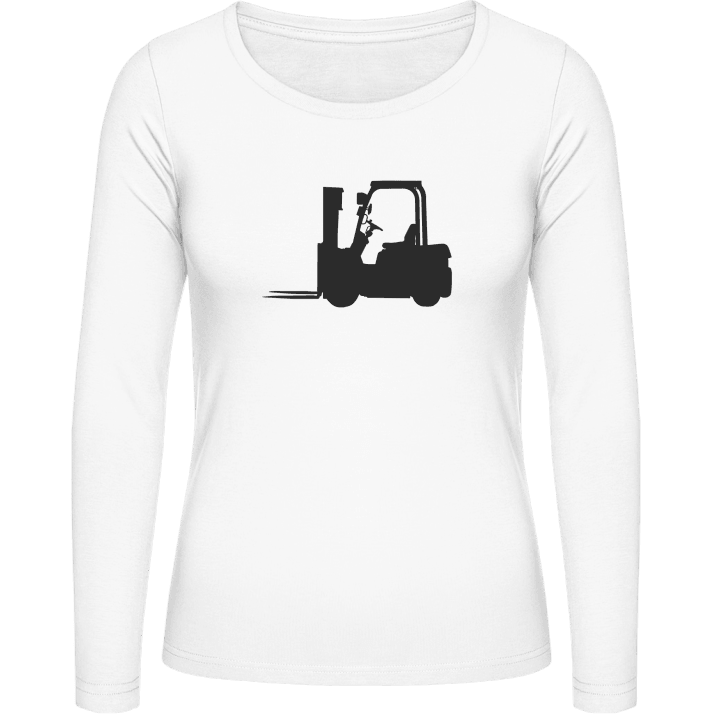 Forklift Truck Frauen Langarmshirt contain pic