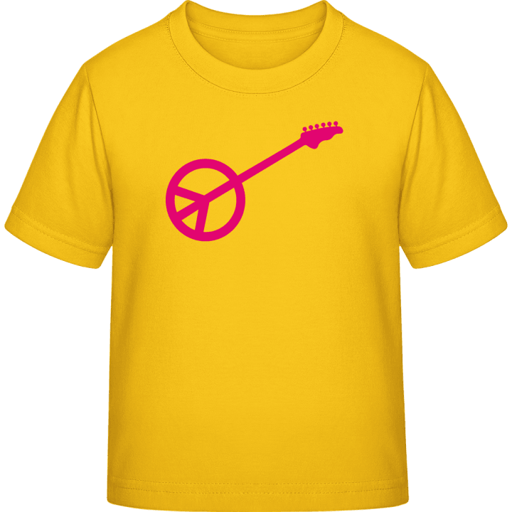 Peace Guitar Camiseta infantil contain pic