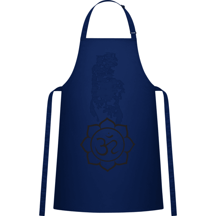 Om Lotus Flower Kitchen Apron contain pic
