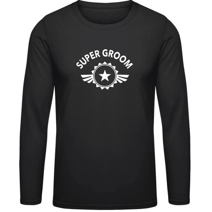 Super Groom T-shirt à manches longues contain pic
