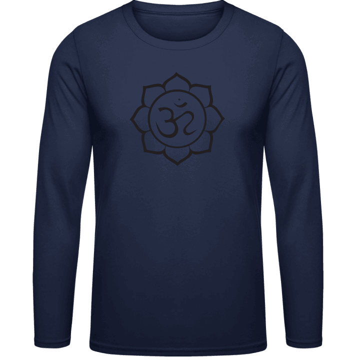 Om Lotus Flower Long Sleeve Shirt contain pic