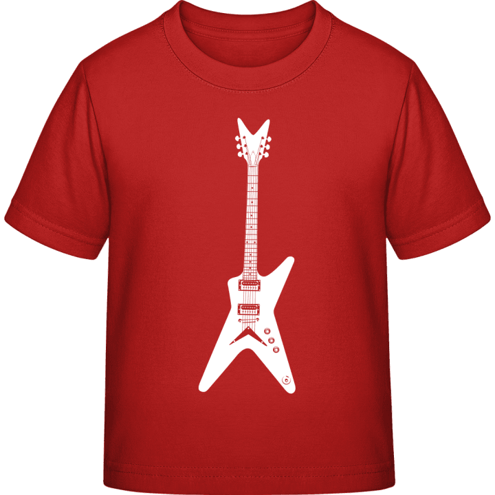 Guitar T-shirt för barn contain pic