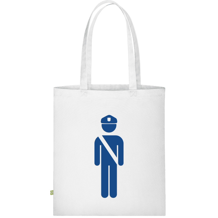 Policeman Icon Stofftasche contain pic
