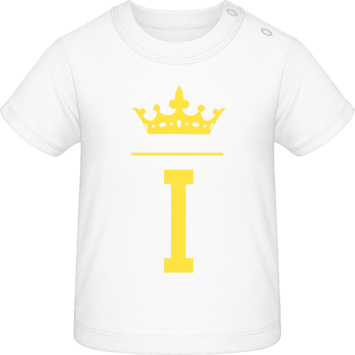 I Initial Crown T-shirt bébé contain pic