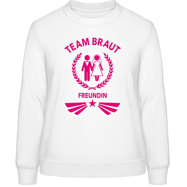 Team Braut Freundin Felpa donna contain pic
