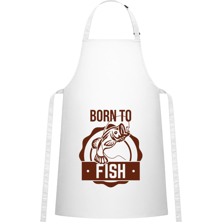 Born To Fish Logo Delantal de cocina 0 image