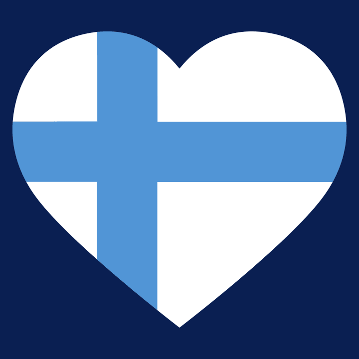 Finland Heart Sudadera con capucha 0 image