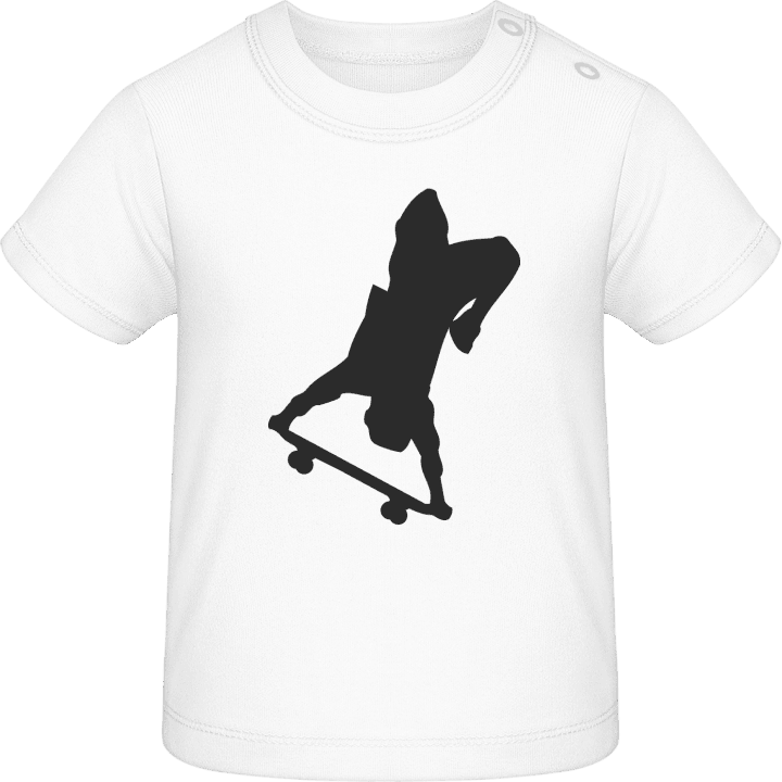 Skateboarder Trick Camiseta de bebé contain pic