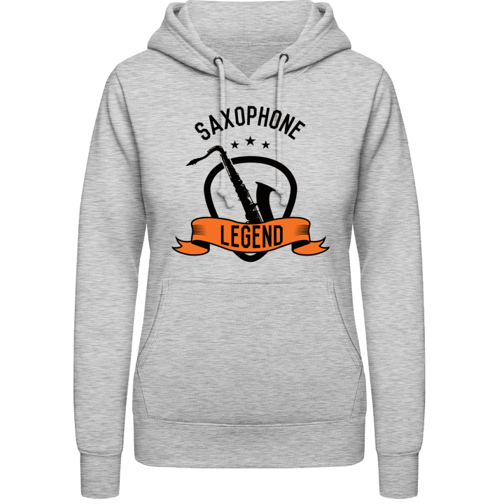Saxophone Legend Vrouwen Hoodie contain pic