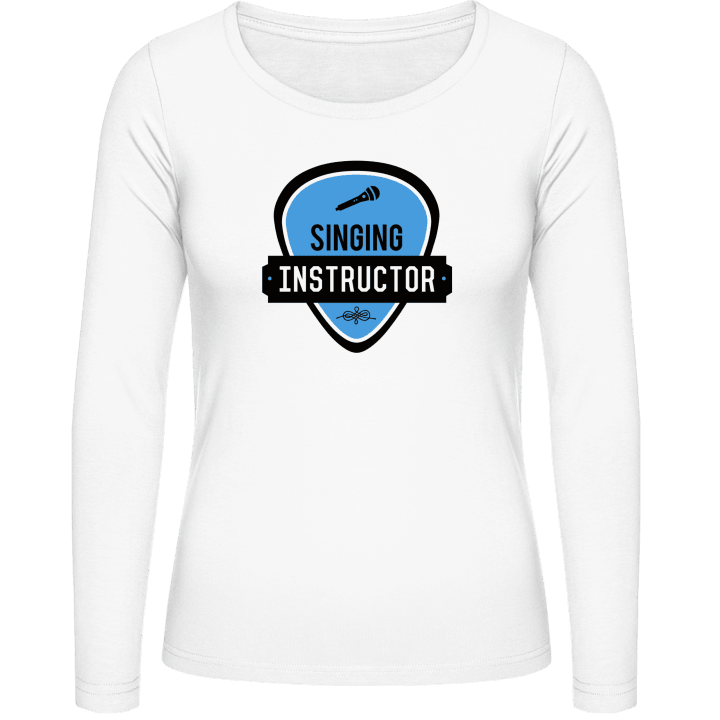 Singing Instructor Women long Sleeve Shirt contain pic