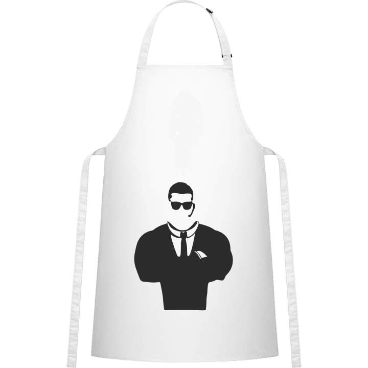 Security Guard Silhouette Kitchen Apron 0 image