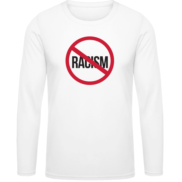 No Racism Långärmad skjorta contain pic