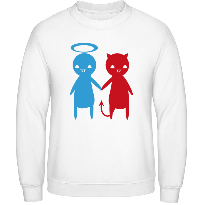 Engel Und Teufelchen Sweatshirt contain pic