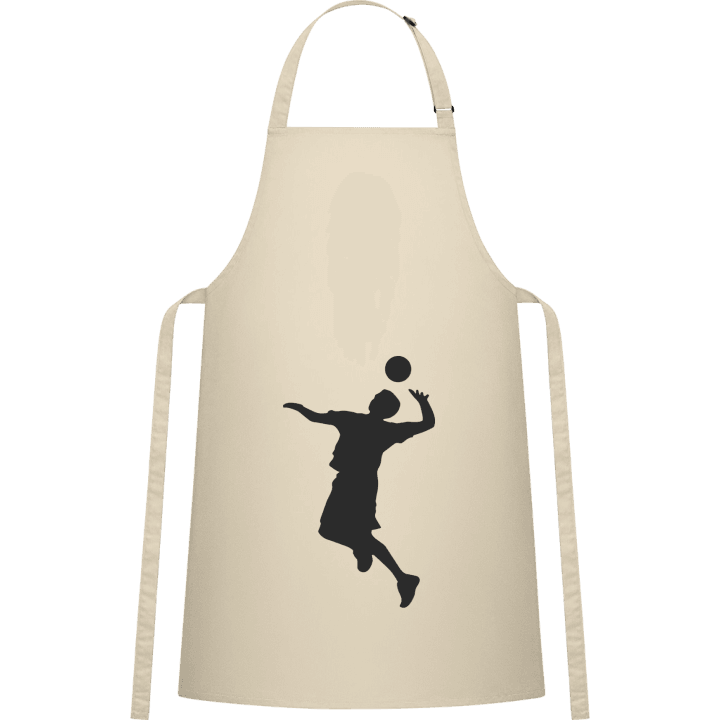 Volleyball Silhouette Kitchen Apron contain pic