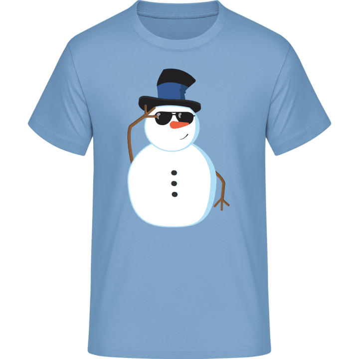 Cool Snowman T-shirt contain pic