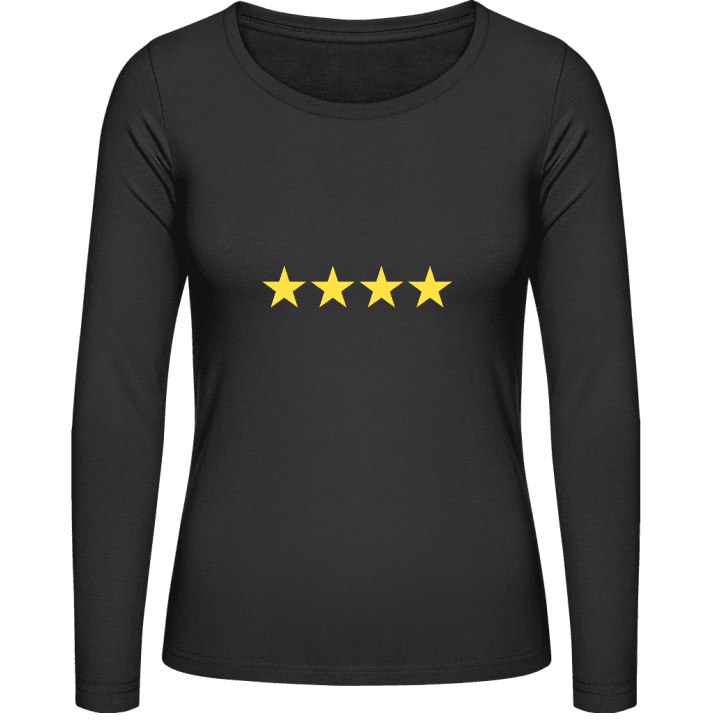 Vier Sterne Frauen Langarmshirt contain pic