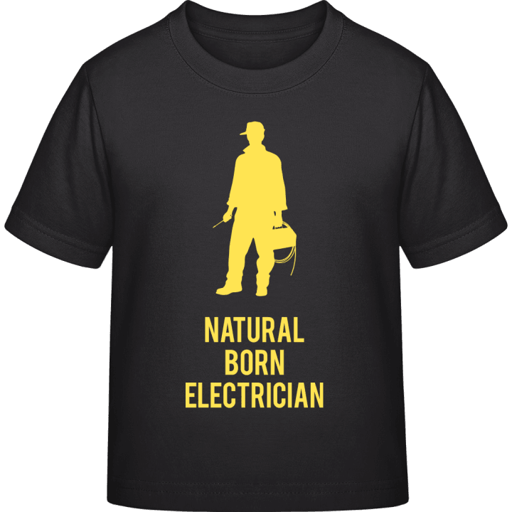 Natural Born Electrician T-shirt för barn contain pic