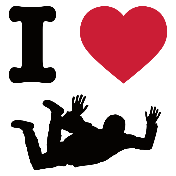 I Heart Skydiving Stoffpose 0 image