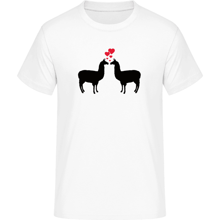 Llamas in Love T-Shirt contain pic