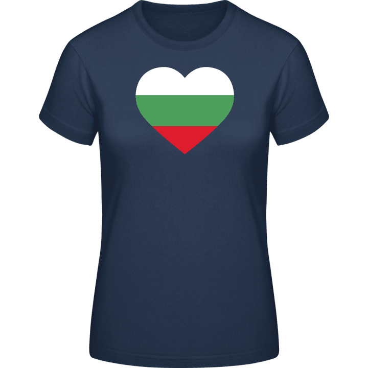 Bulgaria Heart T-skjorte for kvinner 0 image