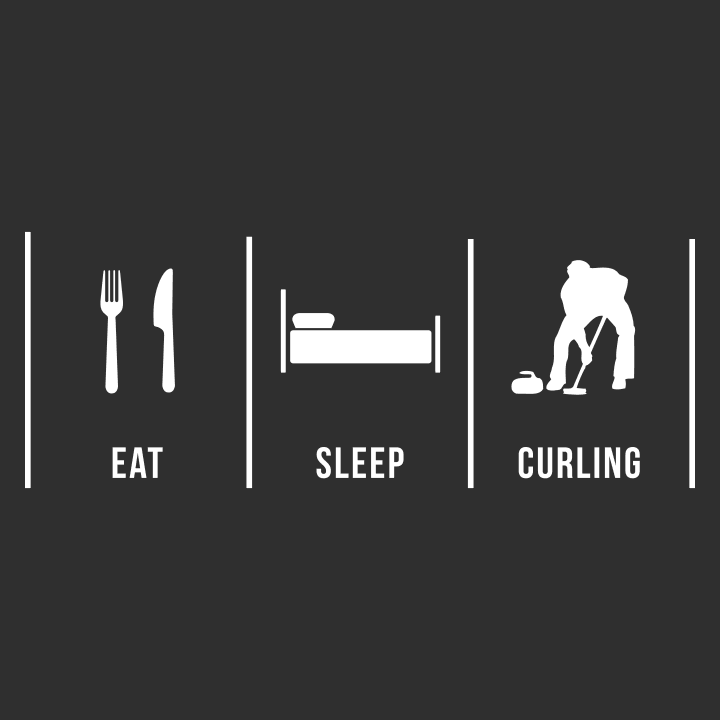 Eat Sleep Curling Camicia a maniche lunghe 0 image