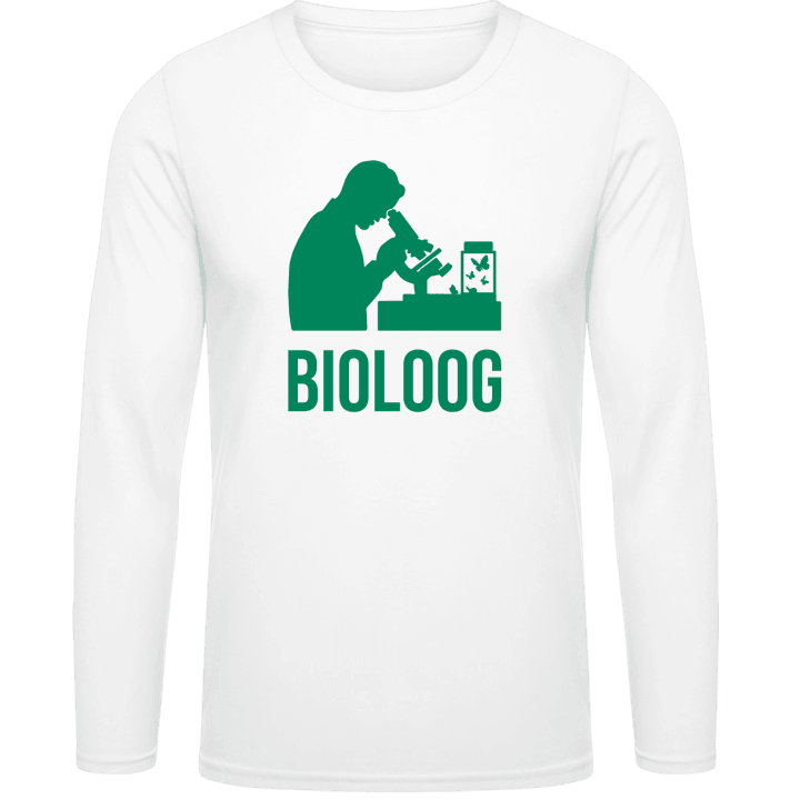 Bioloog icoon Shirt met lange mouwen contain pic