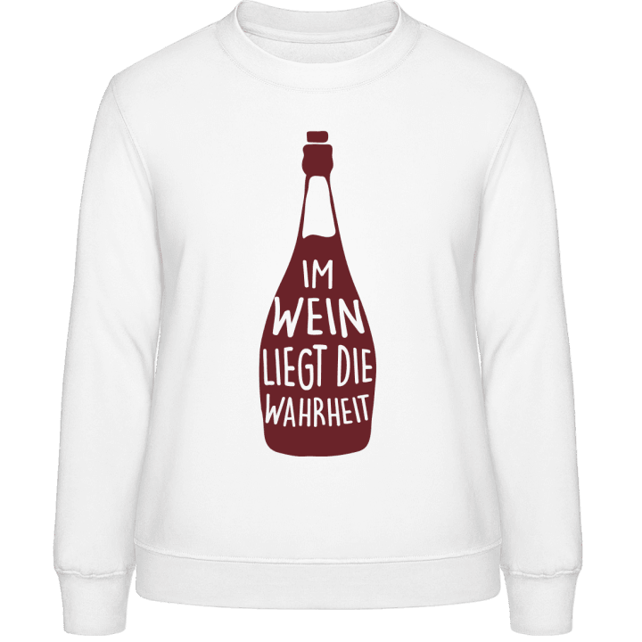 Im Wein liegt die Wahrheit Sweat-shirt pour femme 0 image