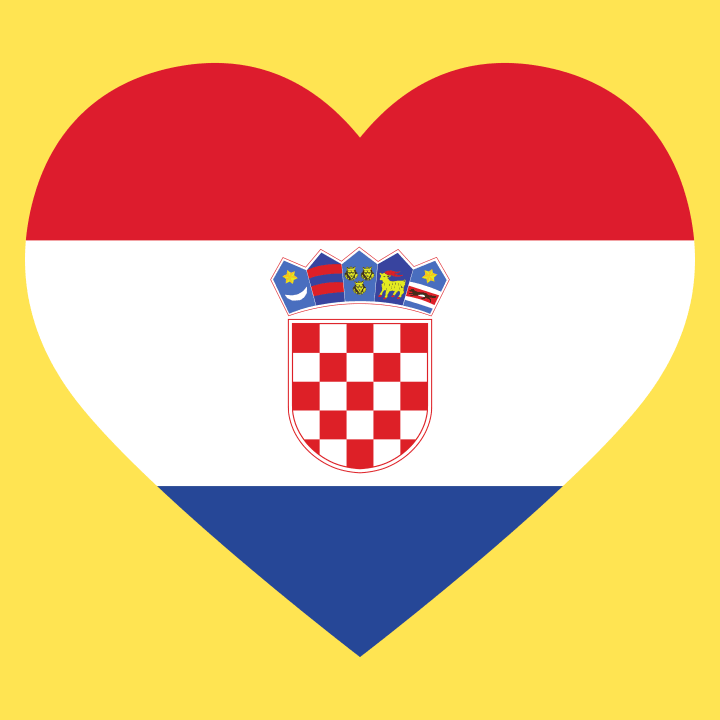 Croatia Heart Vrouwen Lange Mouw Shirt 0 image