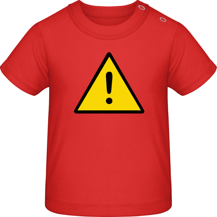 Warning Exclamation T-shirt för bebisar 0 image