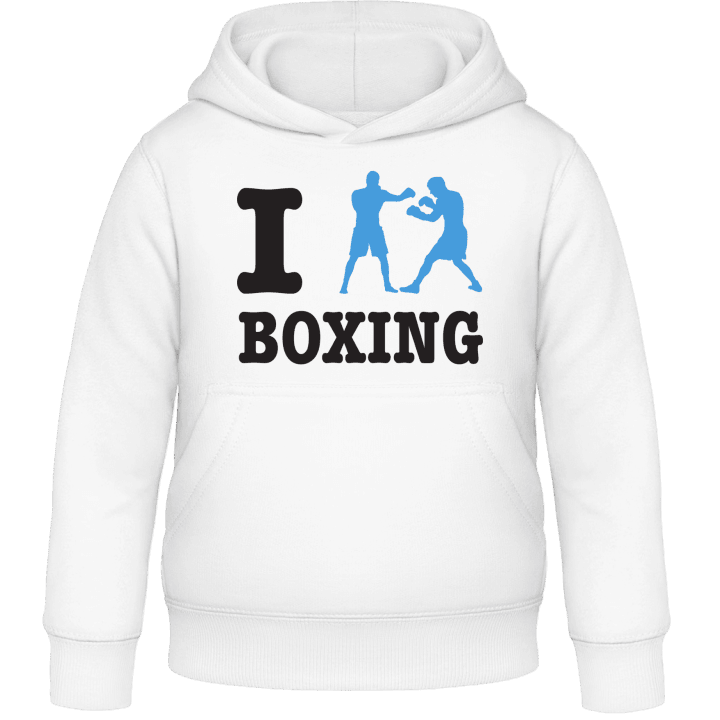 I Love Boxing Sweat à capuche pour enfants contain pic