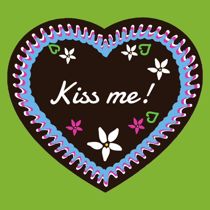 Kiss Me Gingerbread Heart Bolsa de tela 0 image