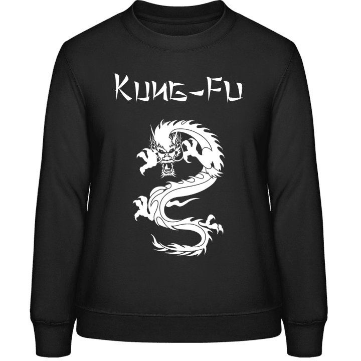 Asian Kung Fu Dragon Sweatshirt för kvinnor contain pic