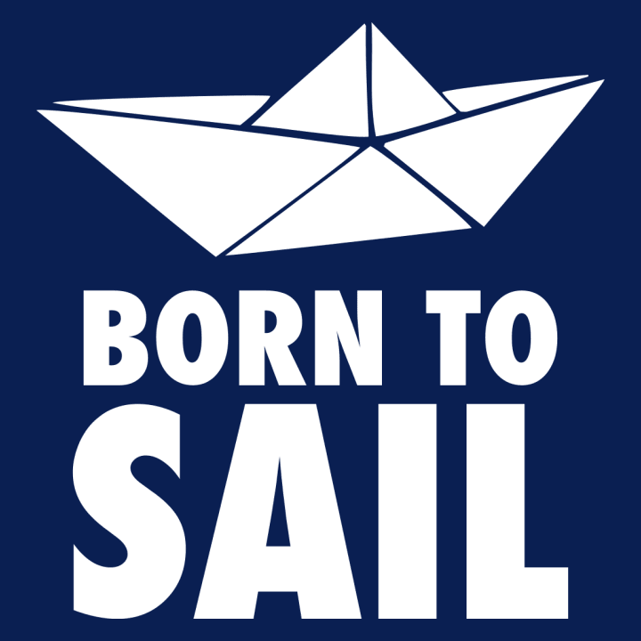 Born To Sail Paper Boat Baby T-skjorte 0 image