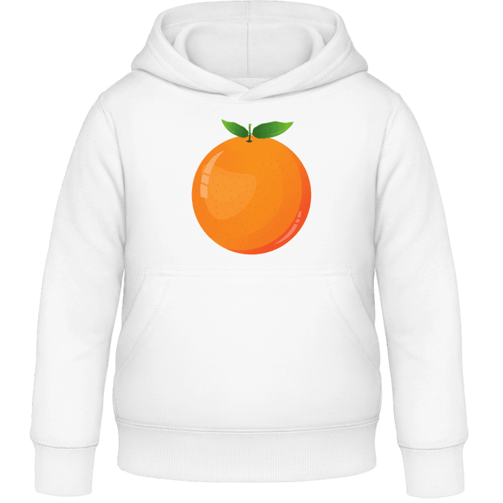 Orange Sweat à capuche pour enfants contain pic