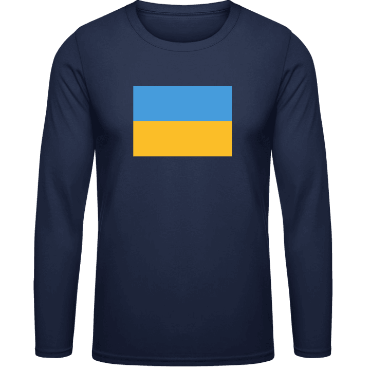Ukraine Flag Langarmshirt contain pic