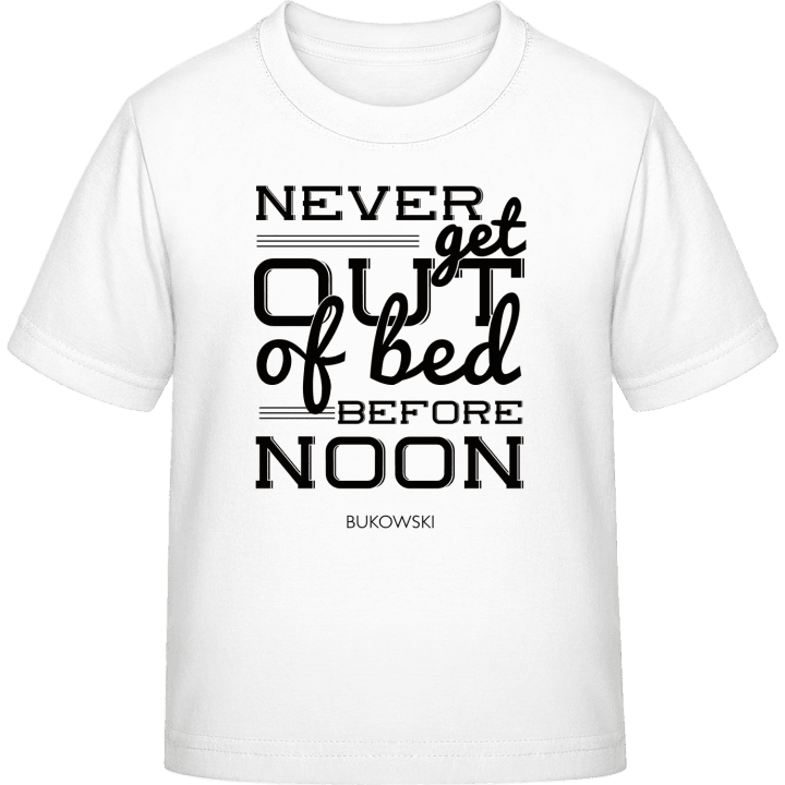 Never get out of bed before noon Lasten t-paita 0 image