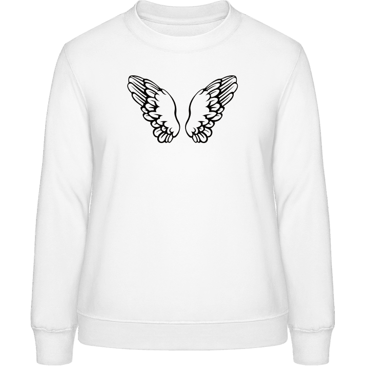 Cute Angel Wings Frauen Sweatshirt contain pic
