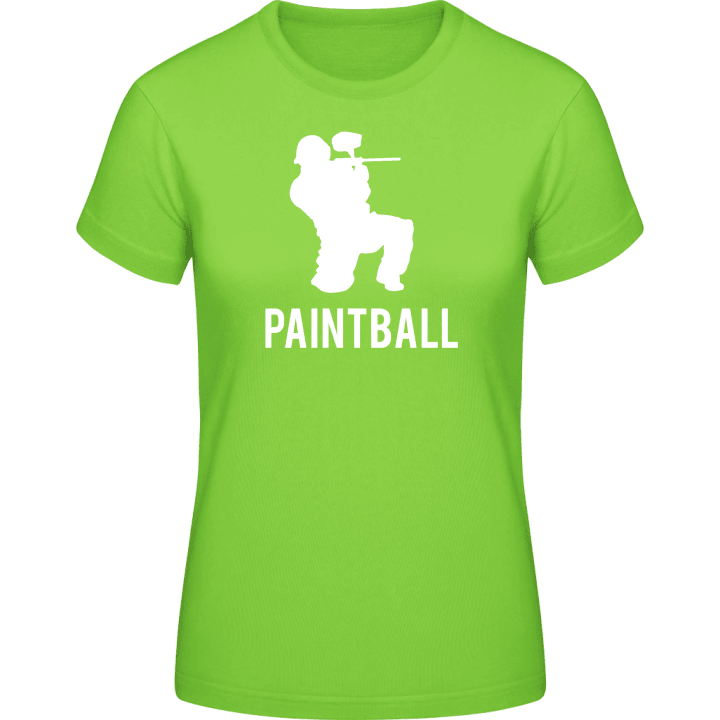 Paintball T-skjorte for kvinner contain pic