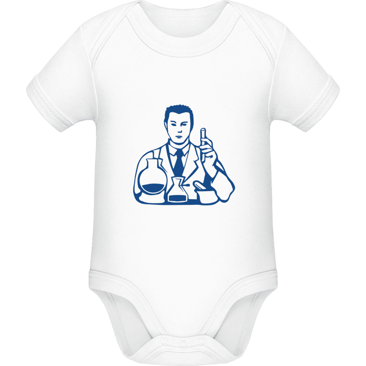 Chemist Outline Baby Romper contain pic