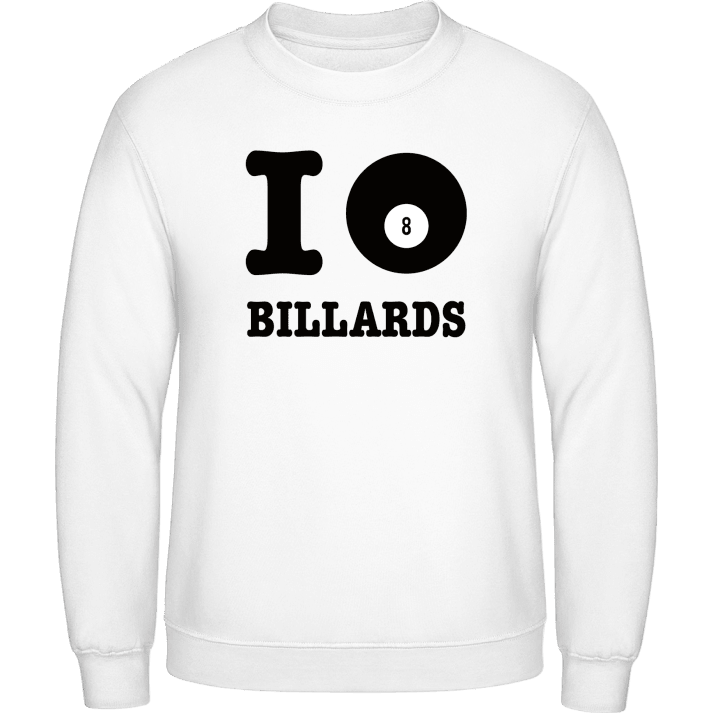 I Heart Billiards Sweatshirt contain pic