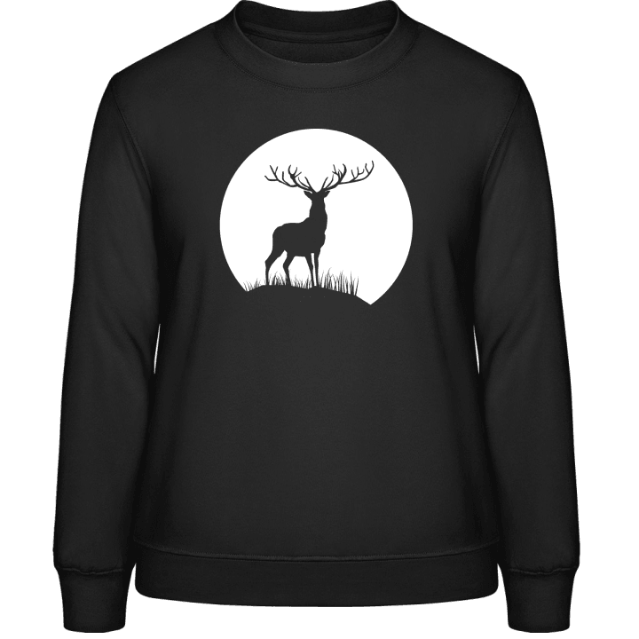 Deer in Moonlight Sweat-shirt pour femme 0 image