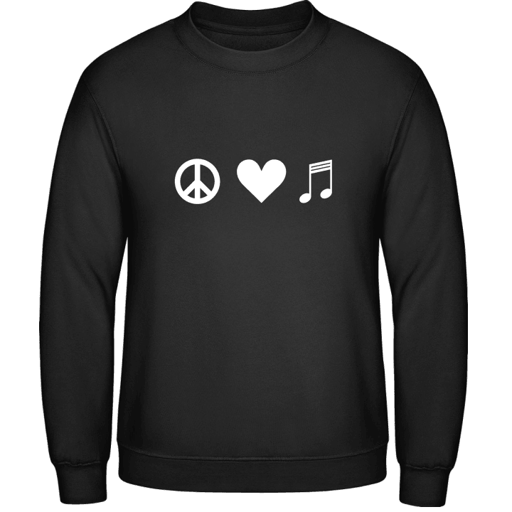 Peace Heart Music Sweatshirt 0 image