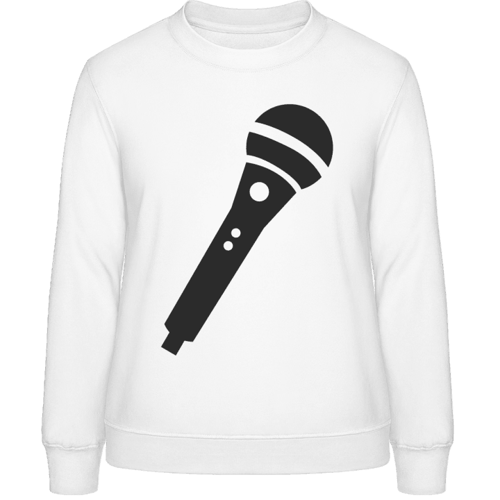 Music Microphone Sweatshirt för kvinnor contain pic