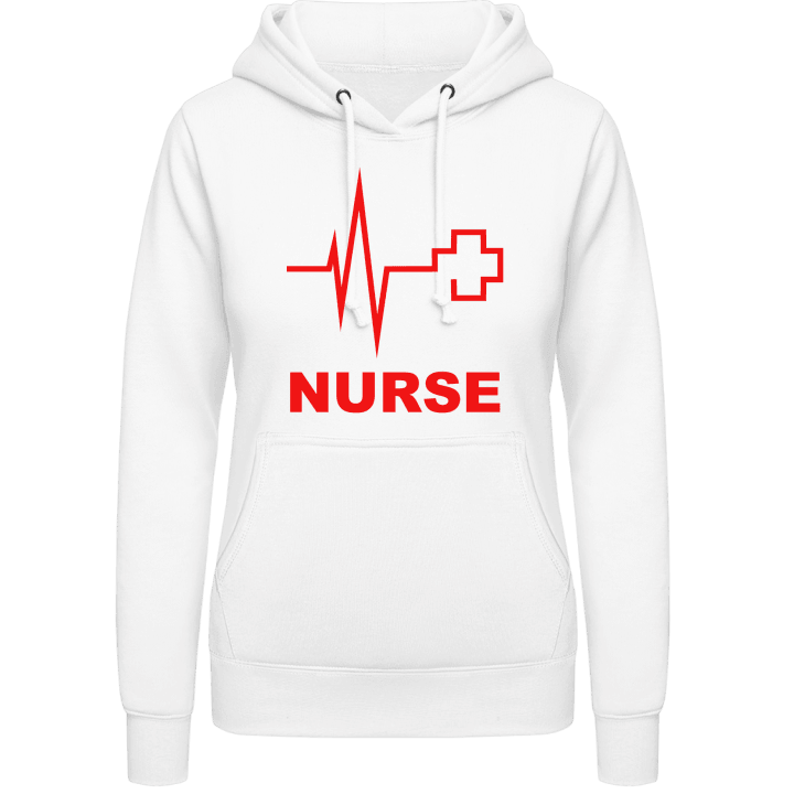Nurse Heartbeat Sudadera con capucha para mujer contain pic