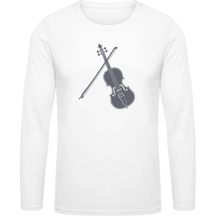 Violin Simple Shirt met lange mouwen contain pic