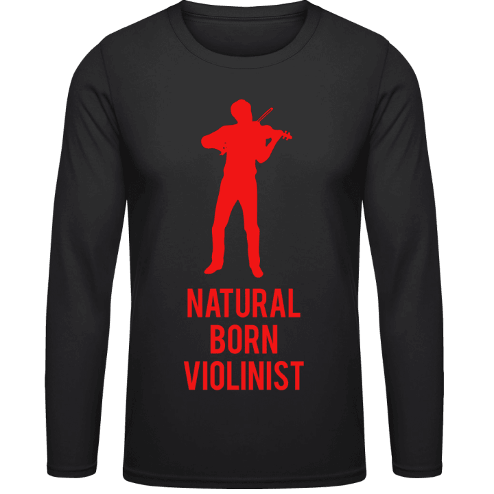 Natural Born Violinist Långärmad skjorta contain pic
