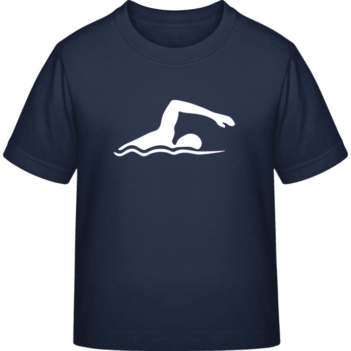 Swimmer Illustration Kinder T-Shirt 0 image