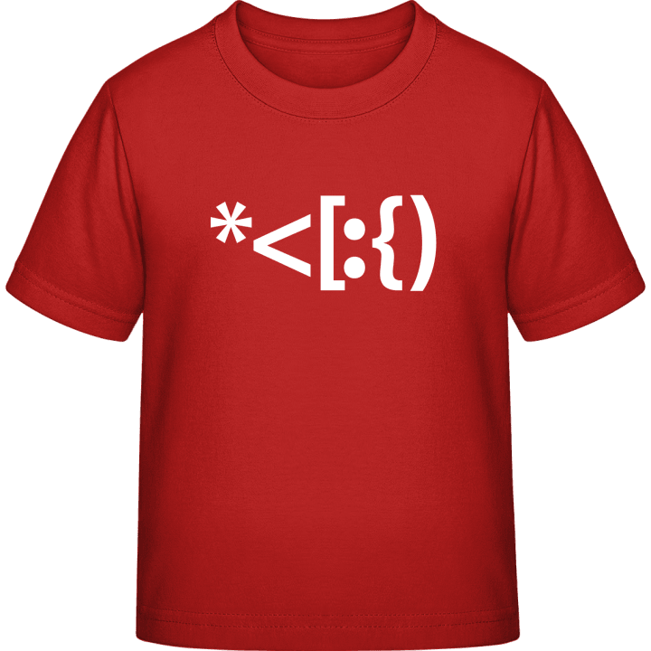 Geek Emoticons Santa Claus T-shirt til børn 0 image